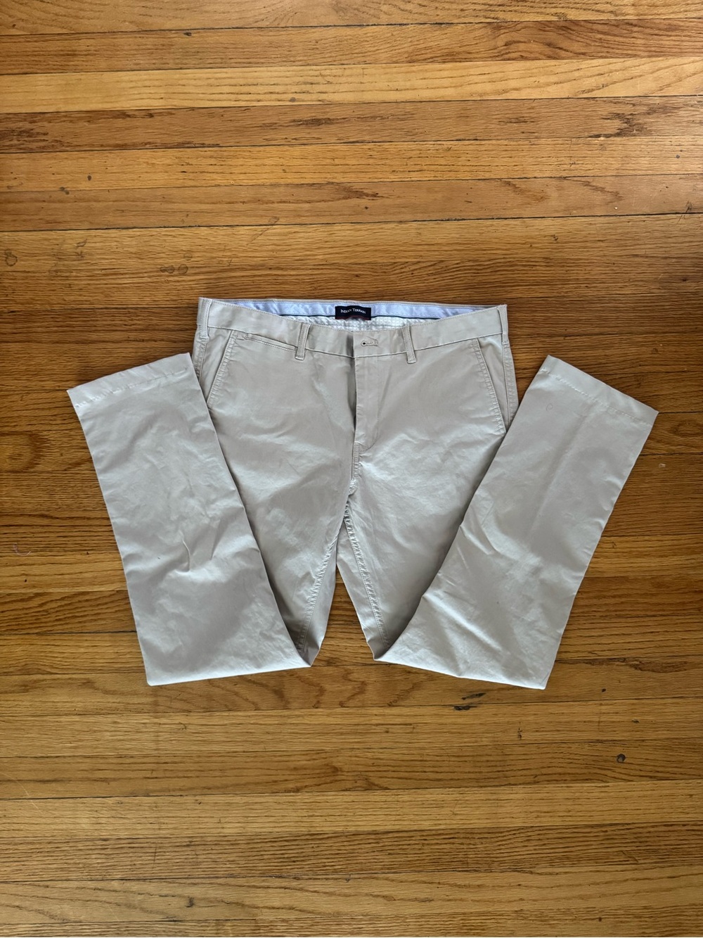Men's Khaki Slim Fit Chino Pants